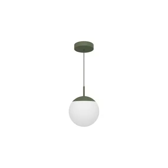Lampe connectée Mooon en Verre, Aluminium – Couleur Vert – 25 x 25 x 25 cm – Designer Tristan Lohner