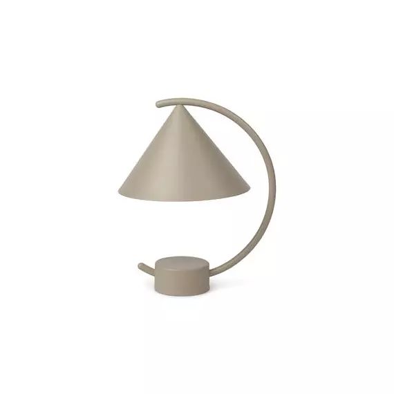 Lampe sans fil rechargeable Meridian en Métal – Couleur Beige – 20.9 x 30 x 26 cm – Designer Regular Company