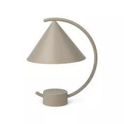 Lampe sans fil rechargeable Meridian en Métal – Couleur Beige – 20.9 x 30 x 26 cm – Designer Regular Company