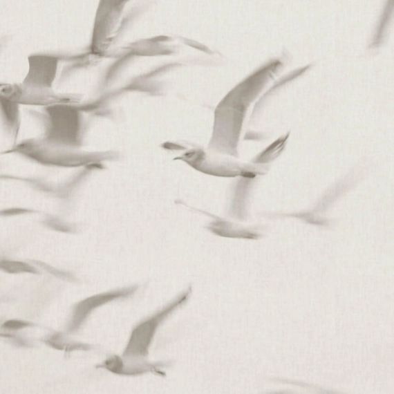 Papier peint panoramique moderne PANORAMA flock fibre sable intissé l.424 x H.280 cm