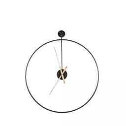Horloge design D50cm noir