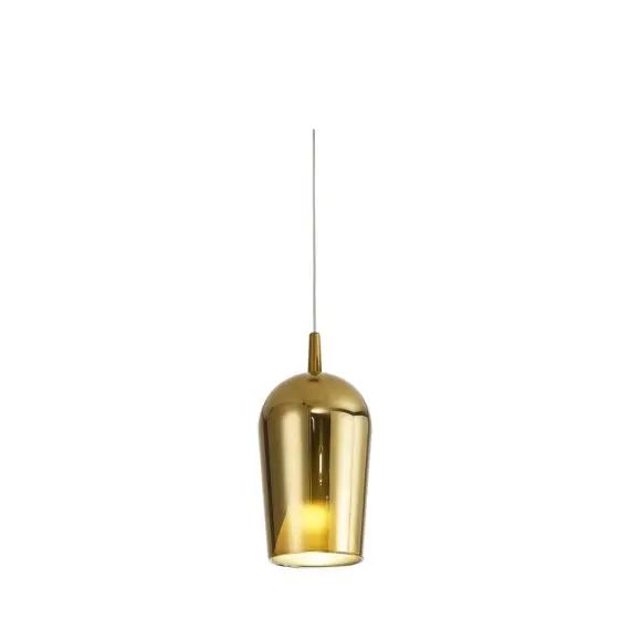 Suspension en verre or