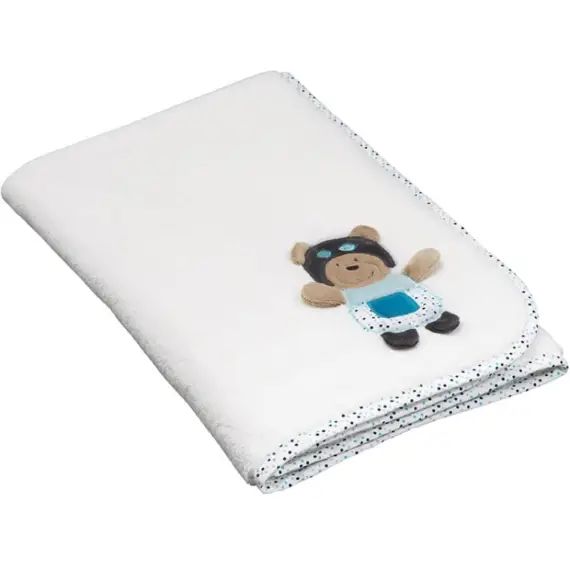 Couverture en polyester blanc