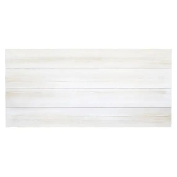 Tête de lit en bois couleur blanche décapé 90x80cm