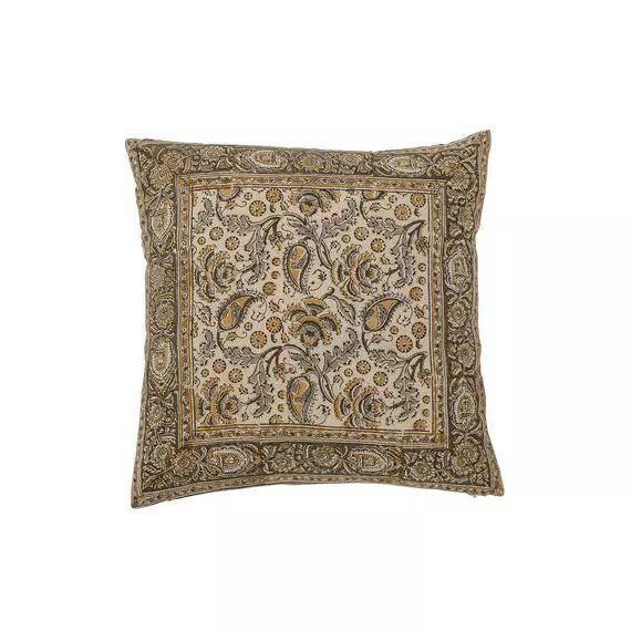 Coussin Coussins en Tissu, Coton – Couleur Rouge – 31.68 x 31.68 x 31.68 cm