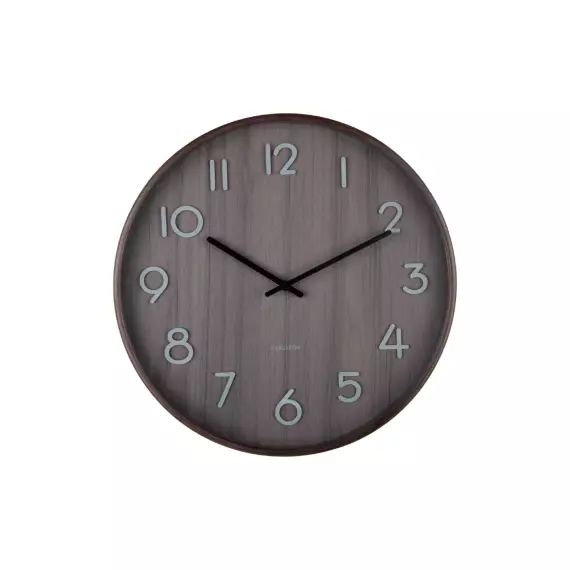Horloge pure medium bois marron foncé