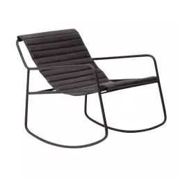 SYDNEY – Rocking chair industriel noir