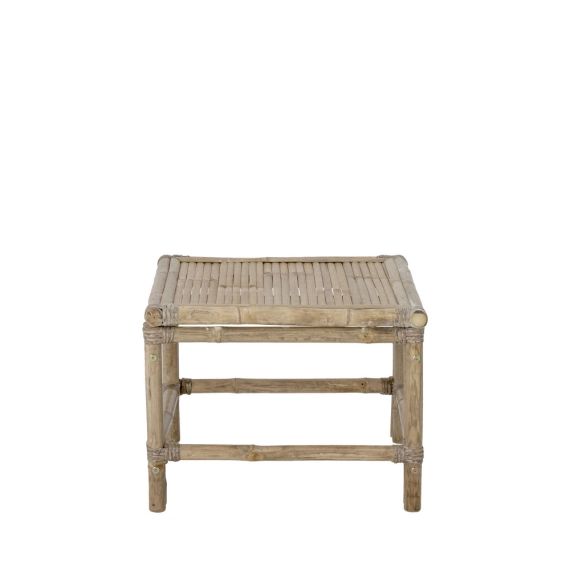 Table basse en bambou 55x55cm naturel