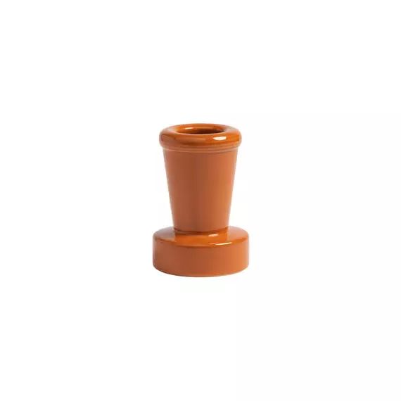 Vase Vases en Céramique – Couleur Orange – 8.5 x 8.5 x 12 cm