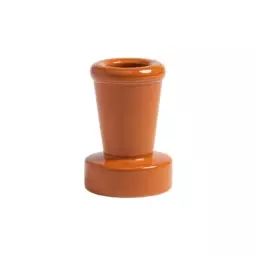 Vase Vases en Céramique – Couleur Orange – 8.5 x 8.5 x 12 cm