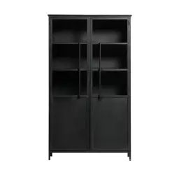 Vitrine en mÃ©tal noir