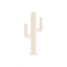 Cactus de jardin 2 branches en aluminium blanc H100cm