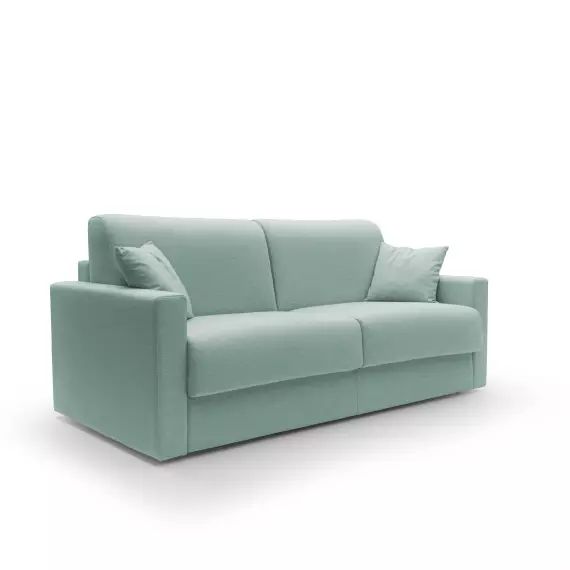 Canapé convertible tissu recyclé Aubin