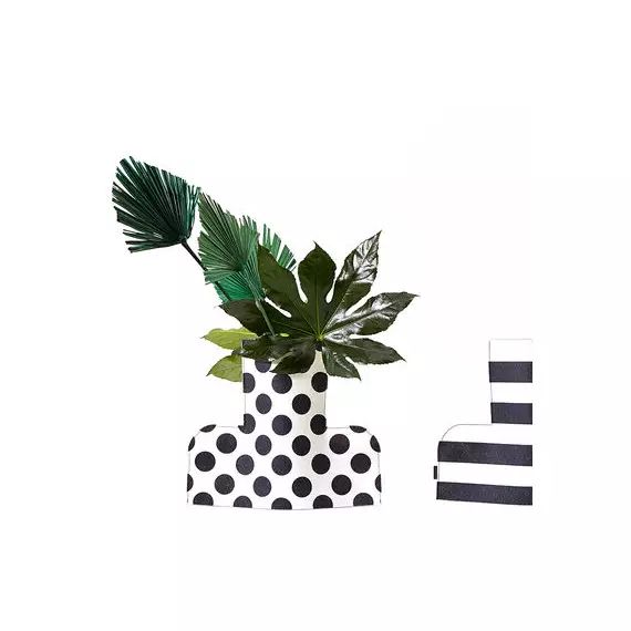 Cache-vase Vase en Tissu, Feutre – Couleur Noir – 42 x 12.16 x 35 cm – Designer Estudio