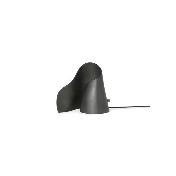 Lampe de table Oyster en Métal, Fonte d’aluminium recyclée – Couleur Noir – 25 x 28.85 x 23.6 cm