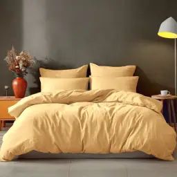 Housse de couette en coton miel 260×240 cm