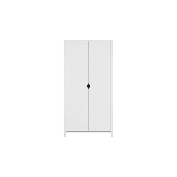 Armoire 2 portes ANDY coloris blanc