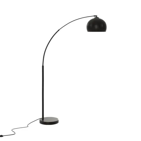Lampadaire en métal noir