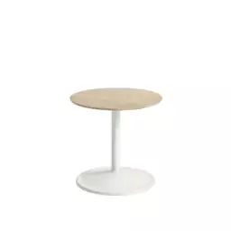 Table d’appoint Soft en Bois, Aluminium peint – Couleur Bois naturel – 55.18 x 55.18 x 40 cm – Designer Jens Fager