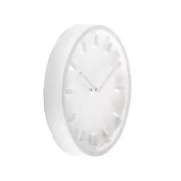 Horloge murale Horloges en Plastique, ABS – Couleur Gris – 34 x 30 x 30 cm – Designer Naoto Fukasawa