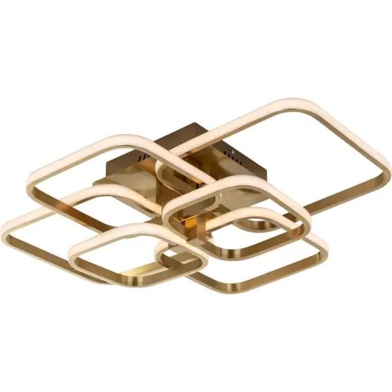 Plafonnier Aluminium Or