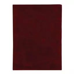 Tapis aspect velours burgundy 160×230