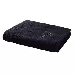 Drap de bain coton 90×150 cm noir