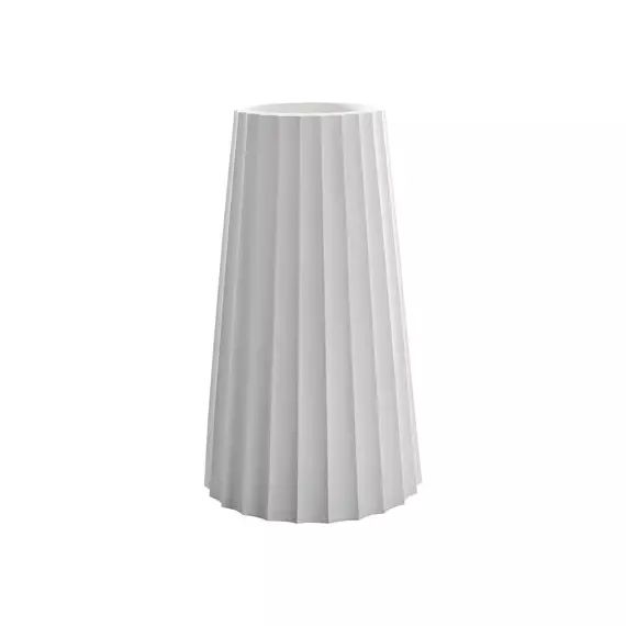 Pot de fleurs en Plastique, Polyéthylène – Couleur Blanc – 91.28 x 91.28 x 123 cm – Designer Paolo Rizzatto