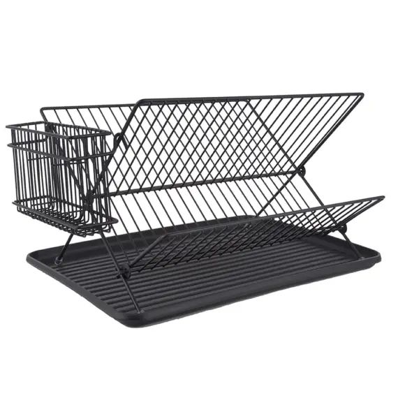 Egouttoir dish rack métal noir