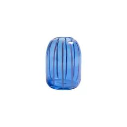 Vase Vases en Verre – Couleur Bleu – 9.5 x 9.5 x 14 cm