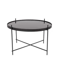 Table basse design ronde Large noir