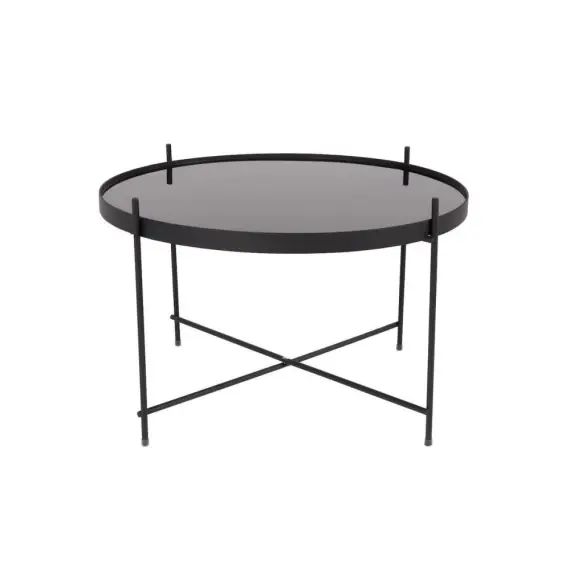 Table basse design ronde Large noir