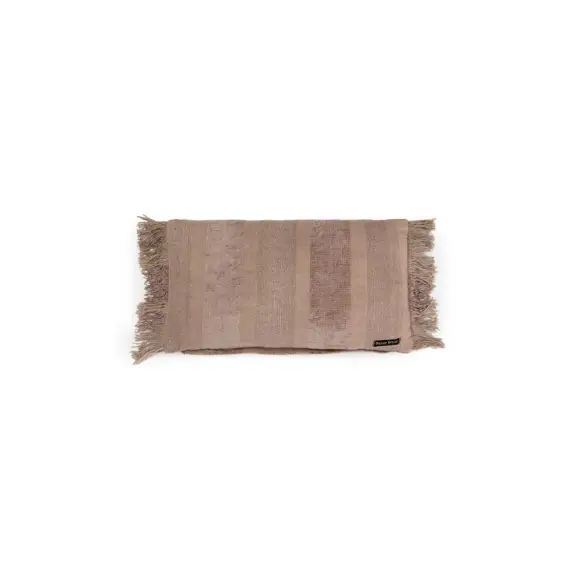 Housse de coussin en velours gris 30×50