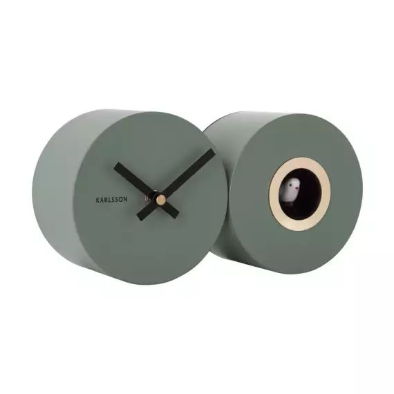 Duo Cuckoo – Horloge design – Couleur – Vert