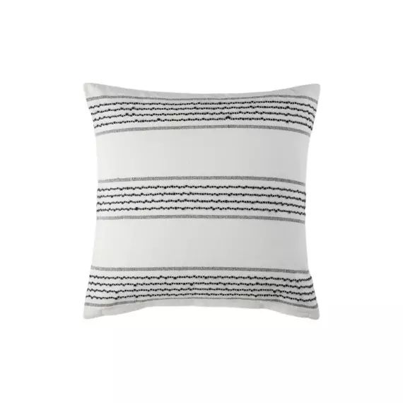 Housse de coussin 40×40 cm Blanc et noir