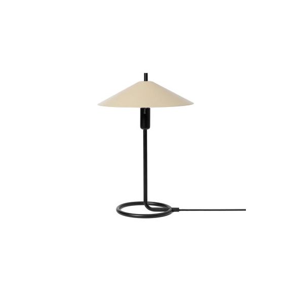 Lampe de table Filo en Métal, Fer – Couleur Beige – 43.05 x 43.05 x 42.8 cm