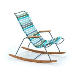 Rocking chair enfant Click en Plastique – Couleur Multicolore – 45 x 62.66 x 60 cm – Designer Henrik  Pedersen