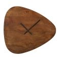 image de horloges scandinave Horloge en bois de manguier marron 91×81