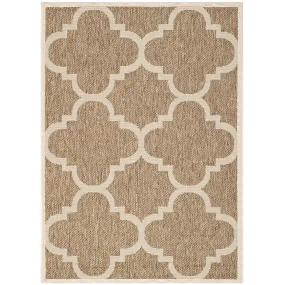 Tapis interieur / exterieur en marron, 122 x 170 cm