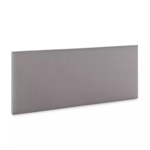 Tête de lit recouverte de tissu Gris Clair 140×60 cm