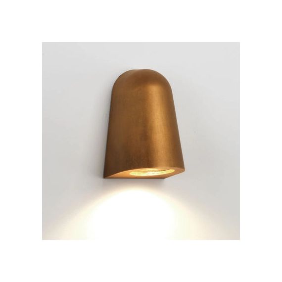 Applique d’extérieur Mast Light en Métal, Aluminium – Couleur Or – 8.5 x 15.33 x 13.5 cm
