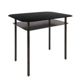 Table de chevet Tokyo en Métal, Acier thermolaqué – Couleur Noir – 73.8 x 73.8 x 55 cm – Designer Sarah Lavoine