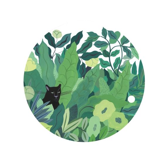 Dessous de plat panthère