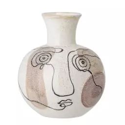 Vase Vases en Céramique – Couleur Blanc – 26.21 x 26.21 x 22.5 cm