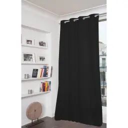 Rideau occultant total noir 135 x 250