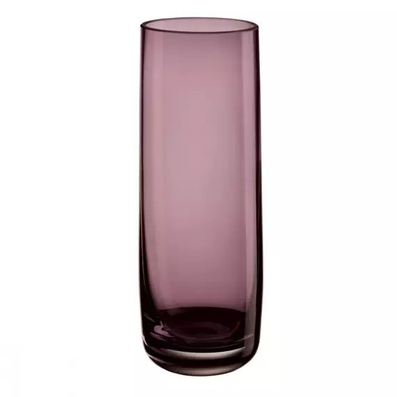 Vase en verre violet H22cm