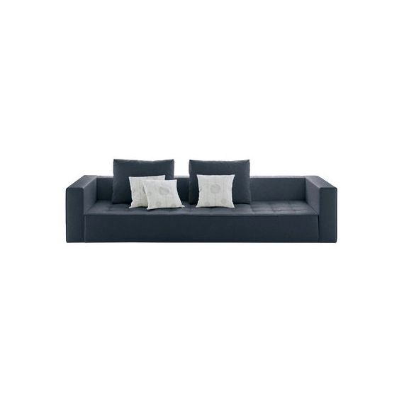Canapé 3 places ou + Kilt en Tissu – Couleur Gris – 165.1 x 234 x 64 cm – Designer Emaf Progetti