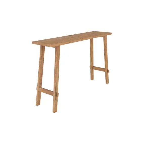 Console Cahya en bois de teck recyclé
