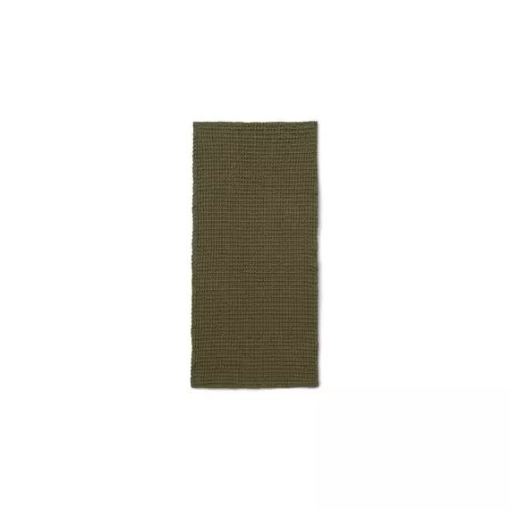Serviette de toilette Bain en Tissu, Coton biologique GOTS – Couleur Vert – 18.17 x 18.17 x 18.17 cm – Designer Trine Andersen