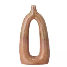 Vase Vases en Céramique, Céramique émaillée – Couleur Marron – 12.5 x 22.89 x 24.5 cm